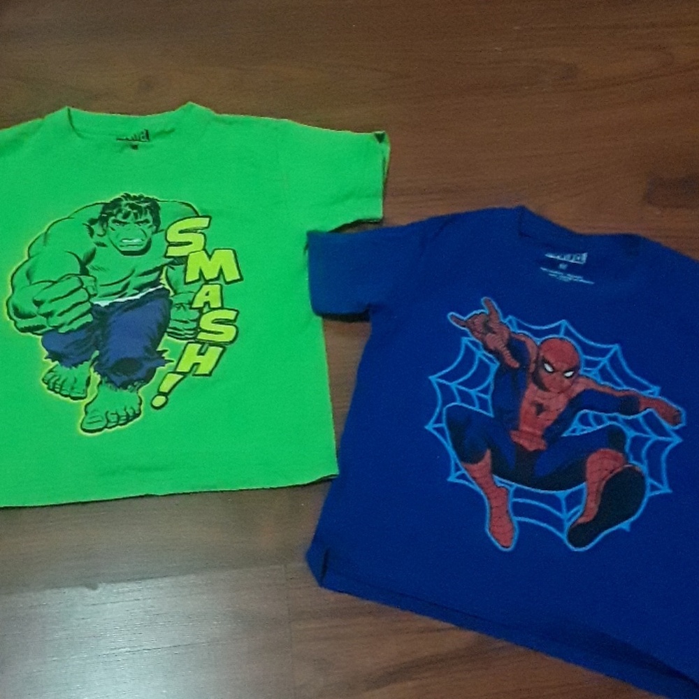 2 marvel shirts bundle
